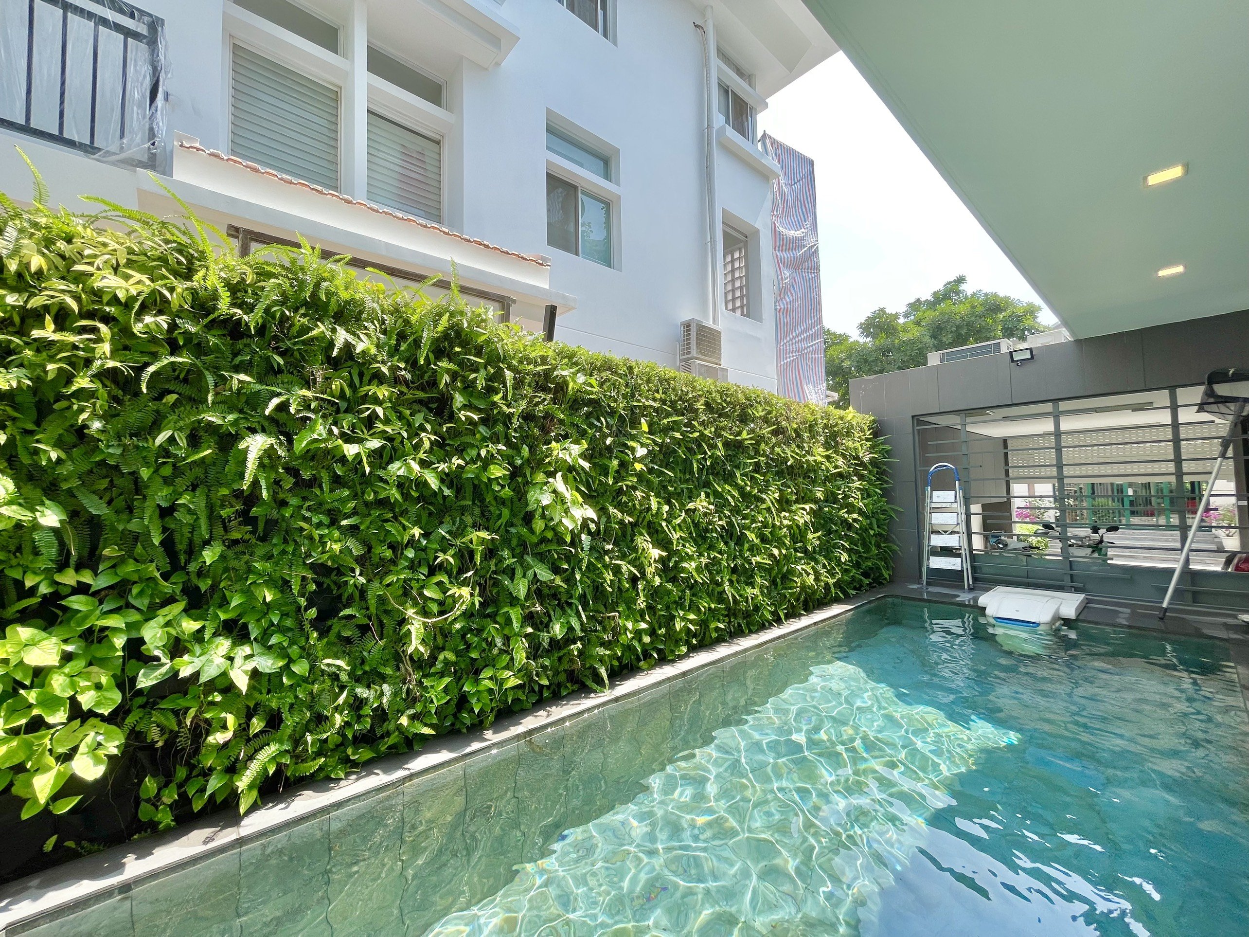 Cho thuê biệt thự có hồ bơi Mỹ Tú, phú mỹ hưng, quận 7. DTSD: 500m, 4 phòng ngủ, phòng khách, sân vườn, gara ô tô, giá chỉ: 125tr/ tháng. Qúy khách xem nhà liên hệ hotline Ngọc Thư ( zalo, viber) - 6243