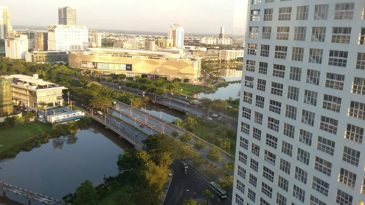 Cho thuê Happy Valley Phú Mỹ Hưng 135m2, Block H, vị trí đẹp lầu cao view sông, 3PN 2WC, nội thất cao cấp, giá chỉ có 1.500USD/THÁNG. LH: hotline Thanh Mỹ - 8506